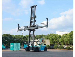 科尼E-ACE電動(dòng)空箱堆高機(jī)在上海隆重發(fā)布！